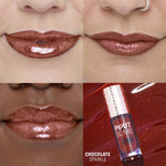 Thumbnail for Makeup Revolution Pout Bomb Shimmer Lip Gloss - Chocolate Sparkle - Distacart