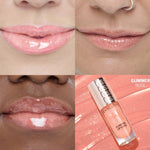Thumbnail for Makeup Revolution Pout Bomb Shimmer Lip Gloss - Glimmer Nude - Distacart