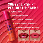Thumbnail for Makeup Revolution Sunset Shift Peel Off Lip - Stain Flushed Pink