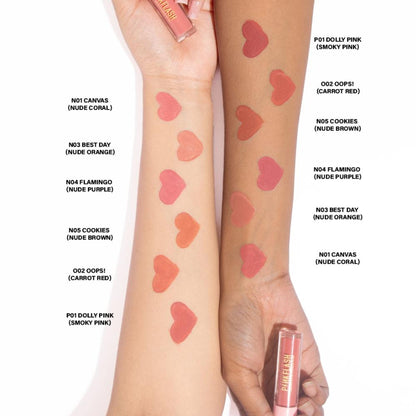 PINKFLASH Melting Matte Lip Cream - O02 Oops - Distacart