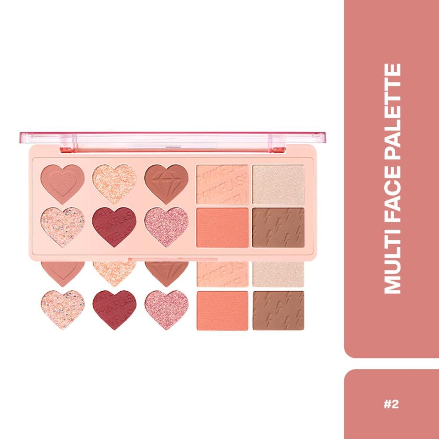 PINKFLASH Multi Face Palette - 02 Strawberry Ice