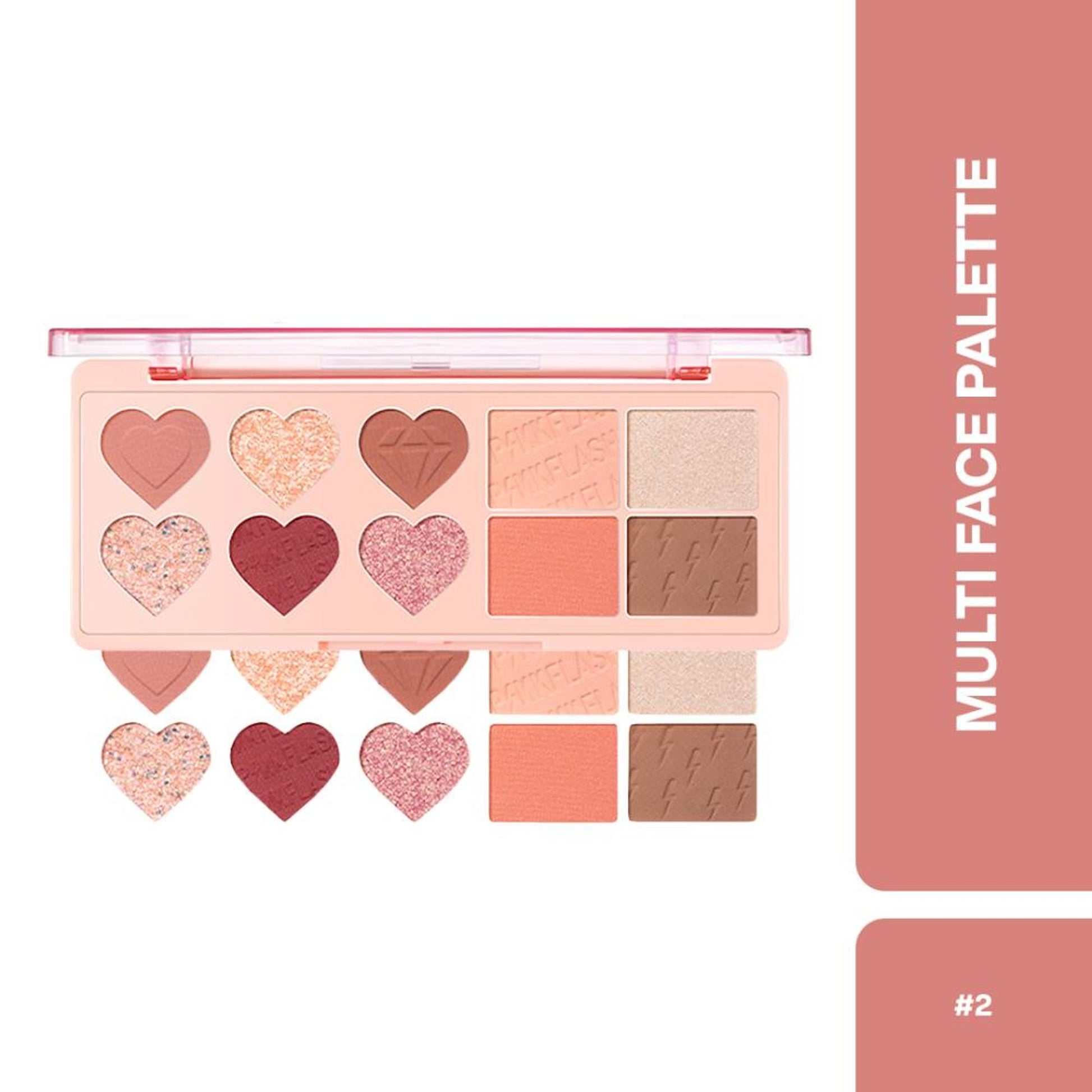 PINKFLASH Multi Face Palette - 02 Strawberry Ice