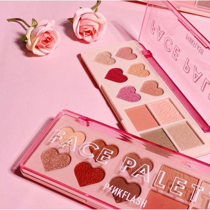 PINKFLASH Multi Face Palette - 02 Strawberry Ice - Distacart