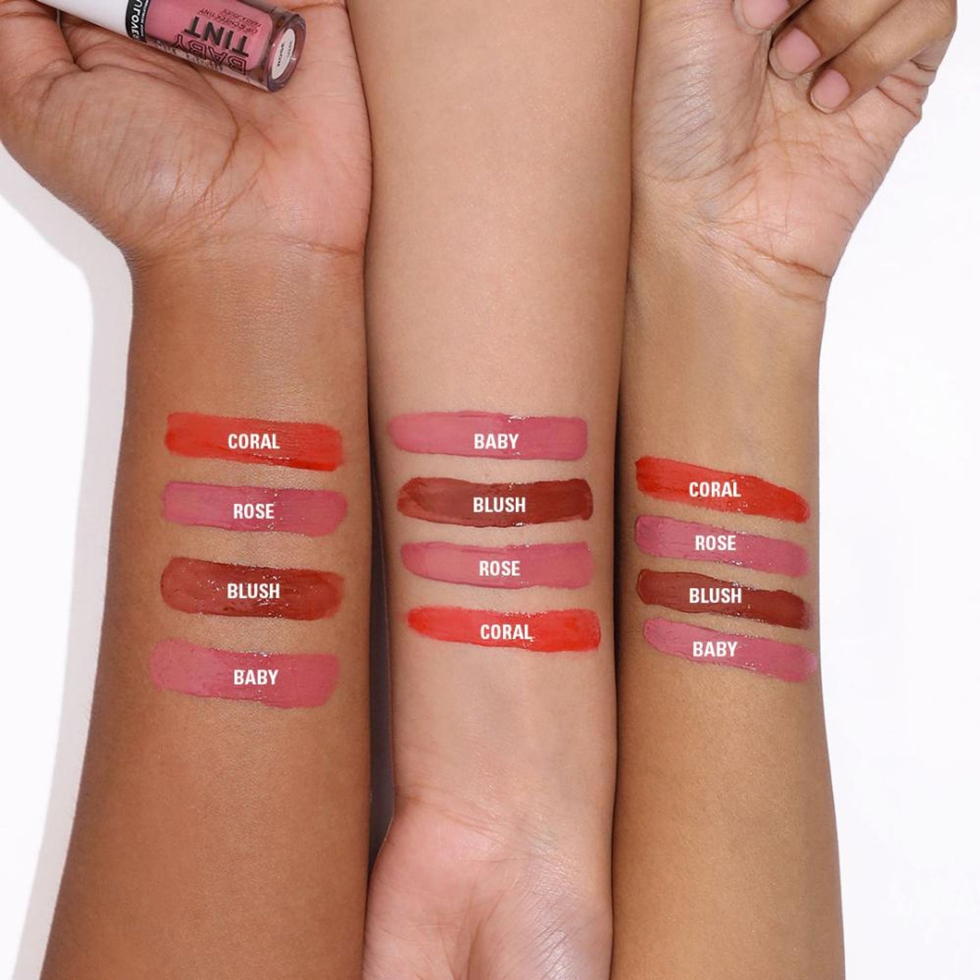 Makeup Revolution Relove Baby Lip & Cheek Tint - Long Lasting - Soft & Glowy Finish - Rose - Distacart