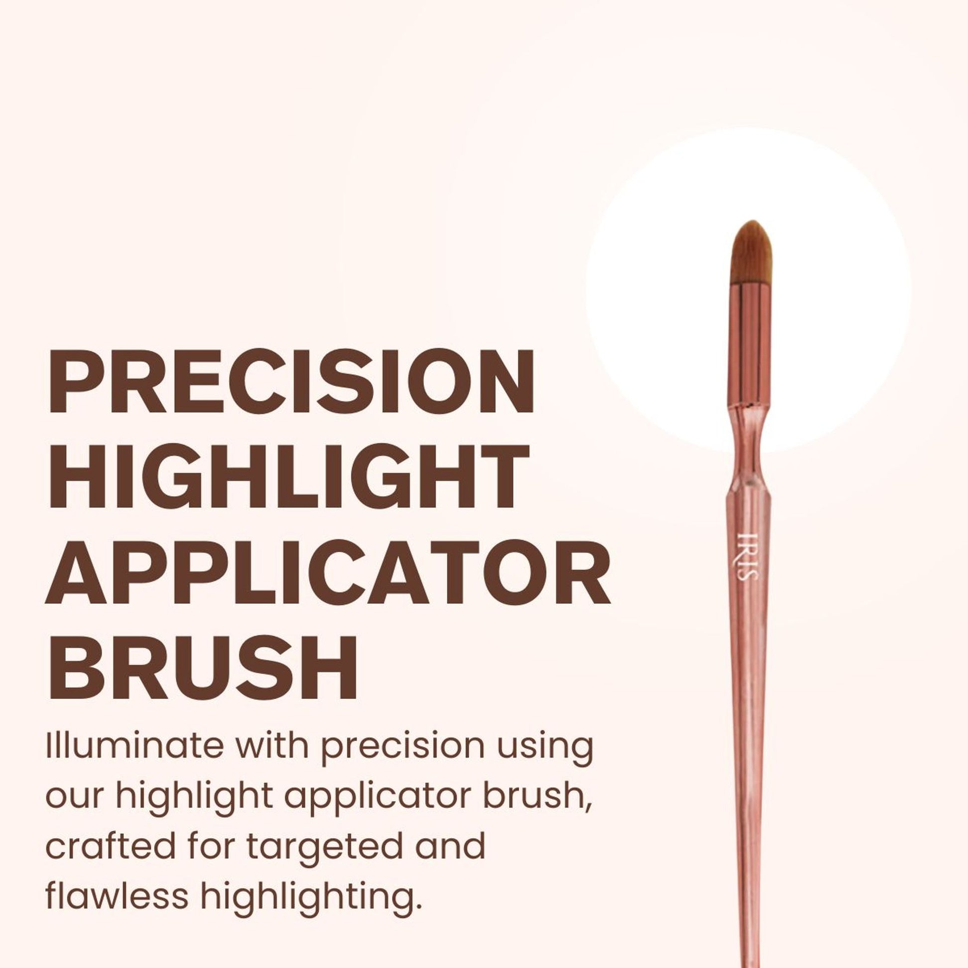 IRIS COSMETICS Luminous HD Precision Highlight Brush - Distacart