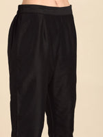 Thumbnail for All About You Women Black Printed Regular Kurta with Trousers & With Dupatta - Distacart