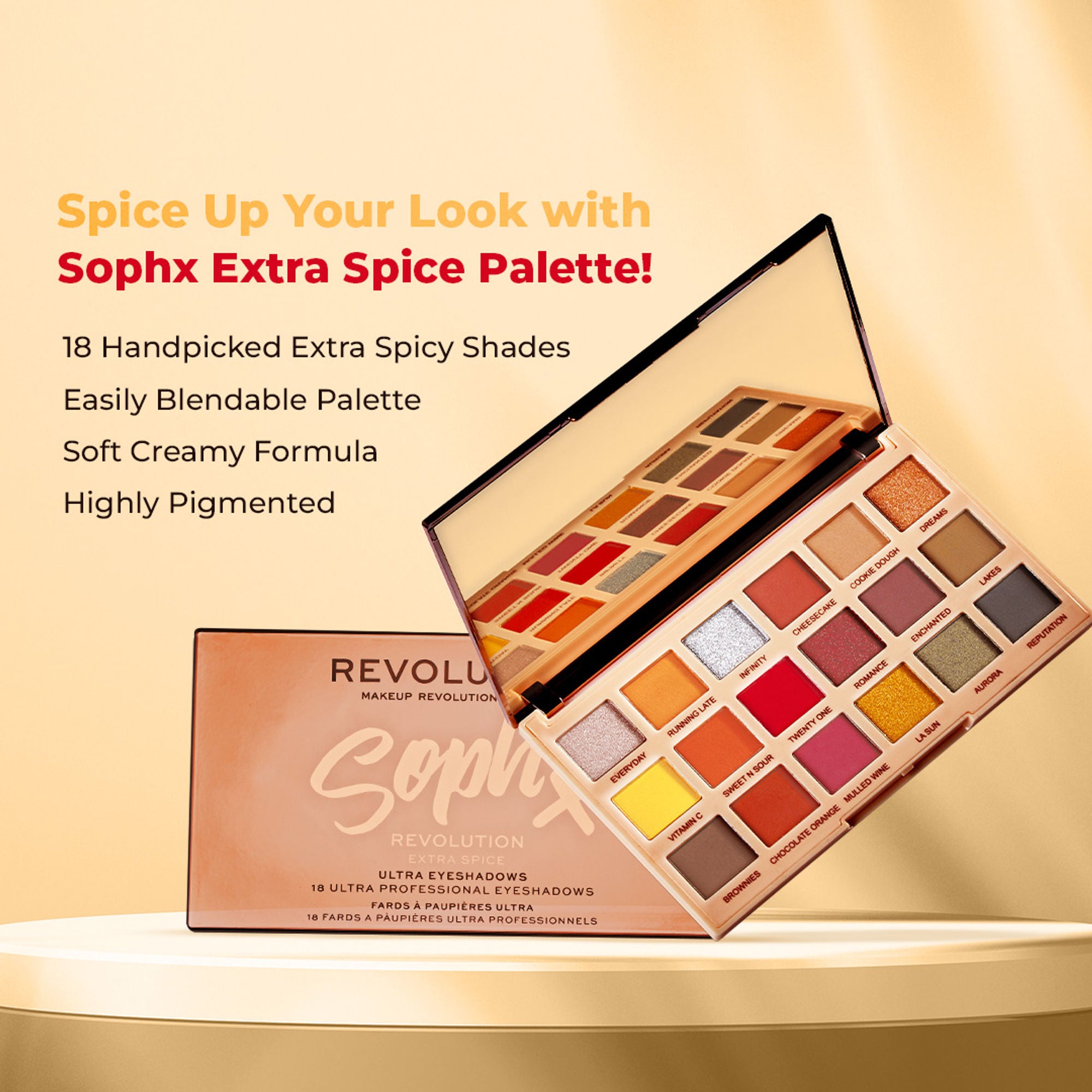 Makeup Revolution X Soph Extra Spice Eyeshadow