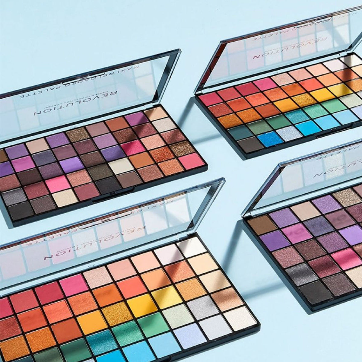 Makeup Revolution Maxi Reloaded Eyeshadow Palette - 45 Shades-Shimmer & Easy Blendable - Big Shot - Distacart