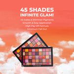 Thumbnail for Makeup Revolution Maxi Reloaded Eyeshadow Palette - 45 Shades-Shimmer & Easy Blendable - Big Big Love - Distacart