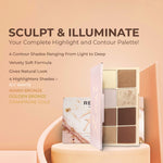 Thumbnail for Makeup Revolution X Roxxsaurus Highlight & Contour Palette