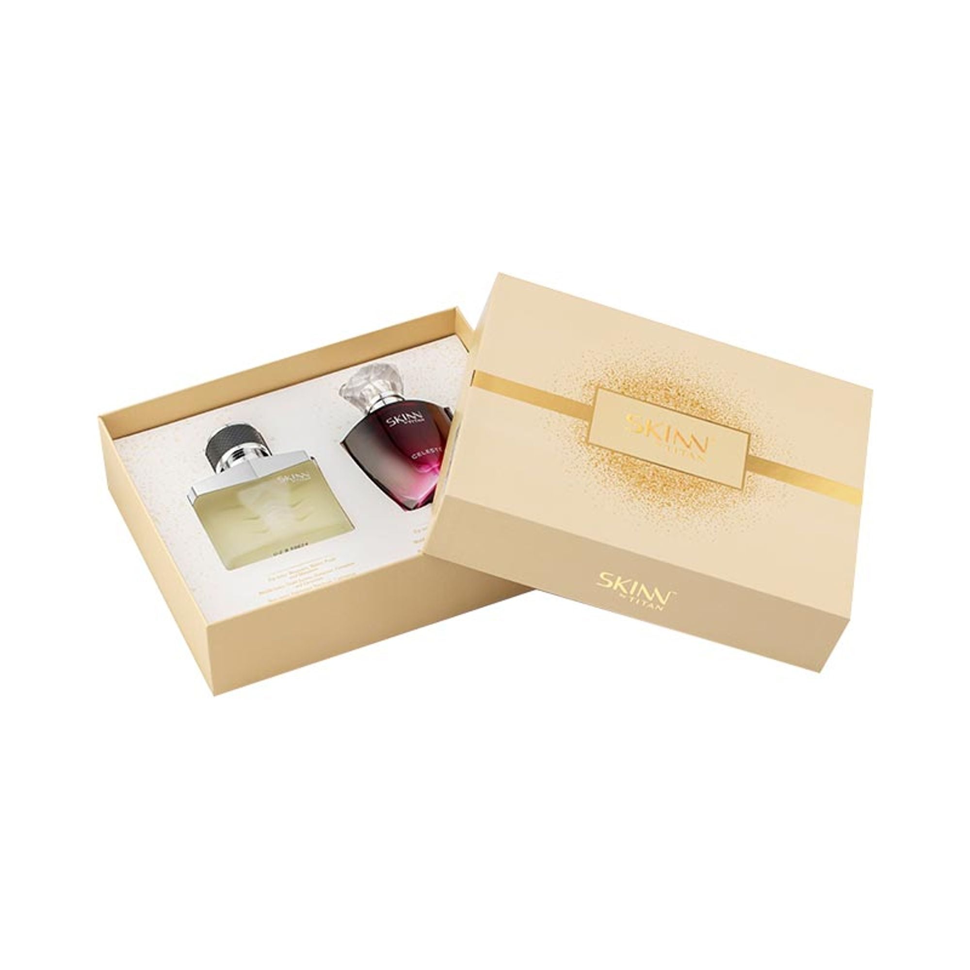 Skinn By Titan Raw and Celeste Perfumes - Dista