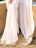 Thumbnail for Anouk Sequinned Pure Georgette Saree - Distacart