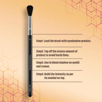 Thumbnail for Miss Claire M12 - Fluffy Eyeshadow Blending Brush (Black) - Chrome
