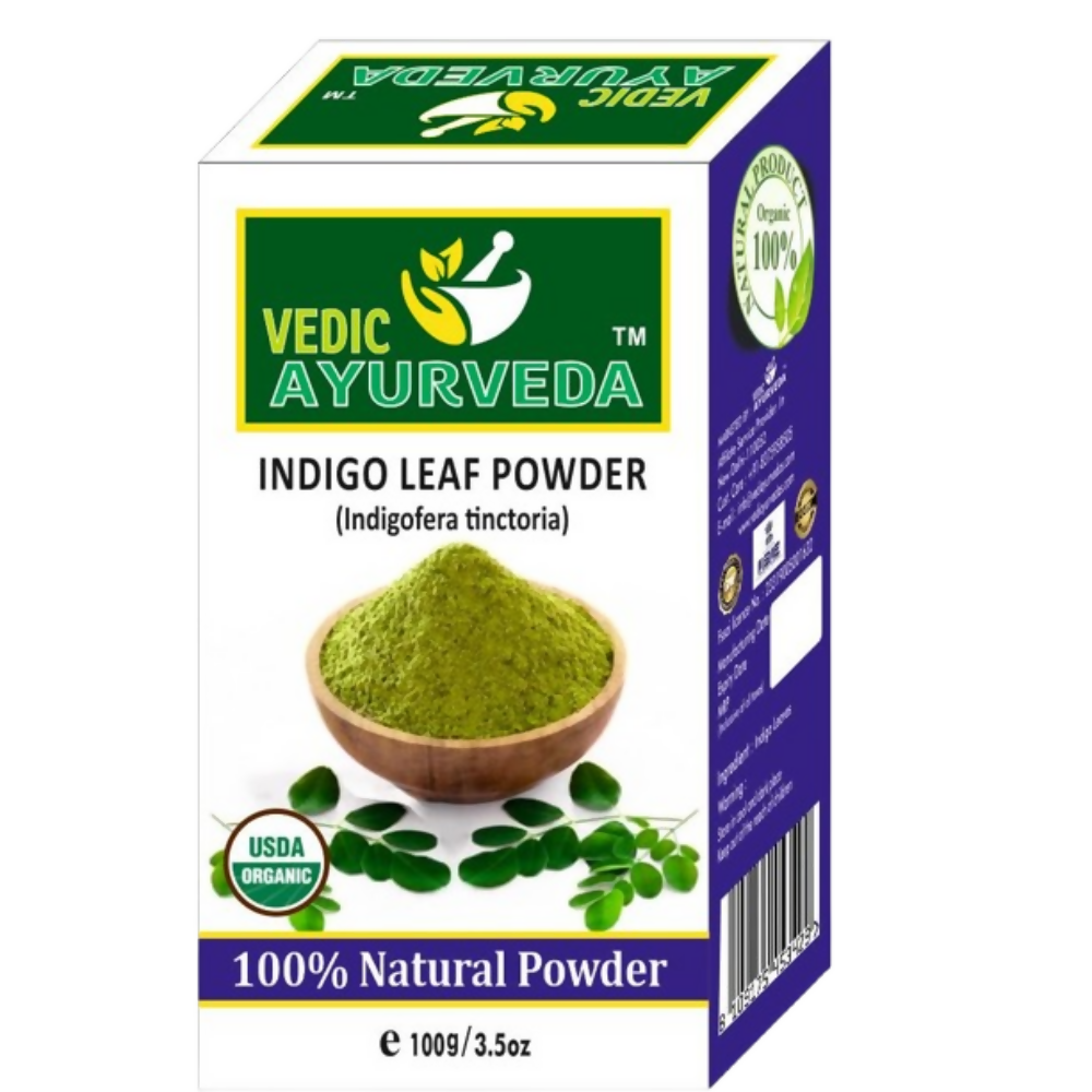 VedicAyurveda Neem, Tulsi, and Indigo Powders - Dista