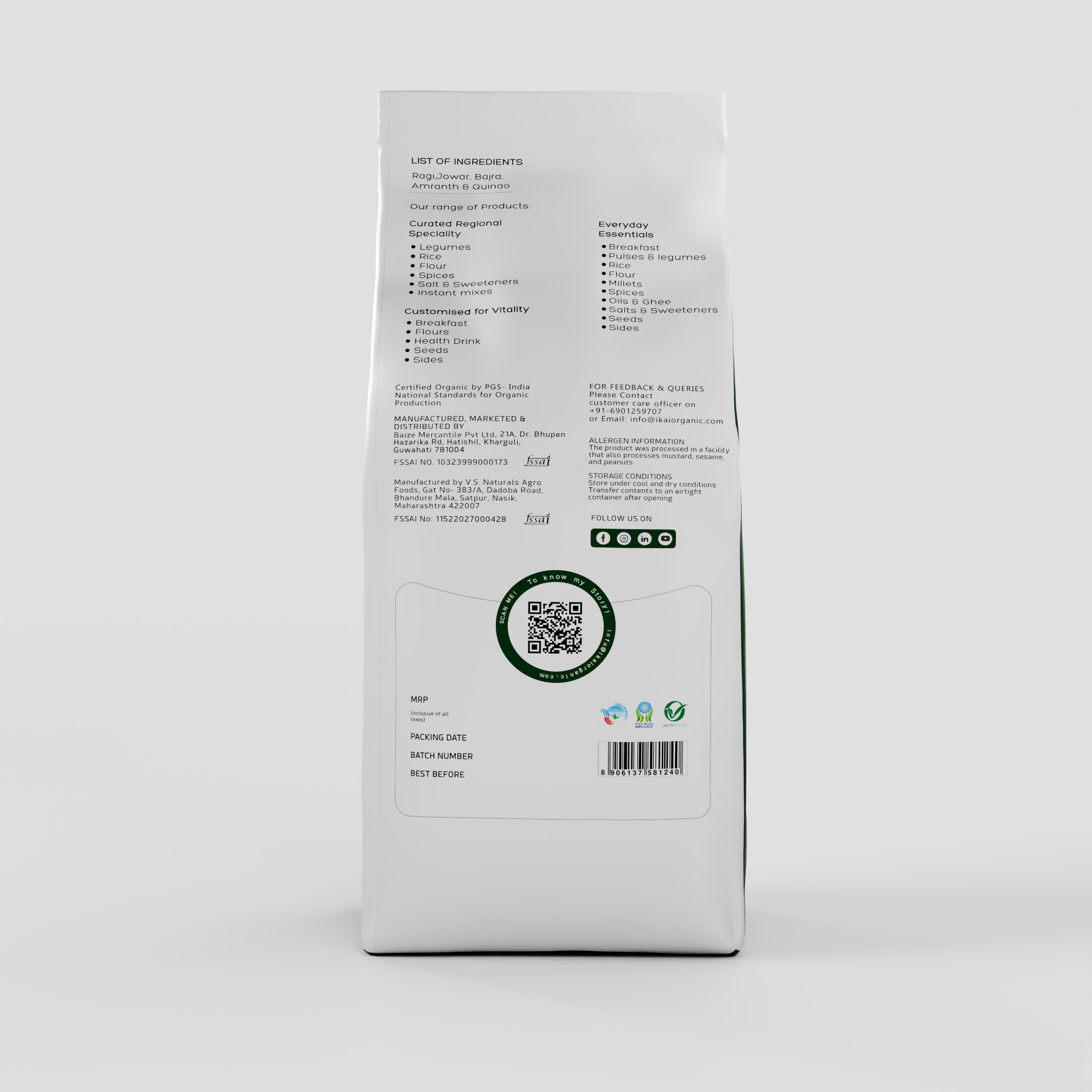 3 - Organic Mix Millet Dalia - 500 gm