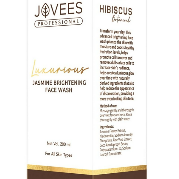 Jovees Professional Jasmine Brightening Face Wash with Aloe Vera - Distacart