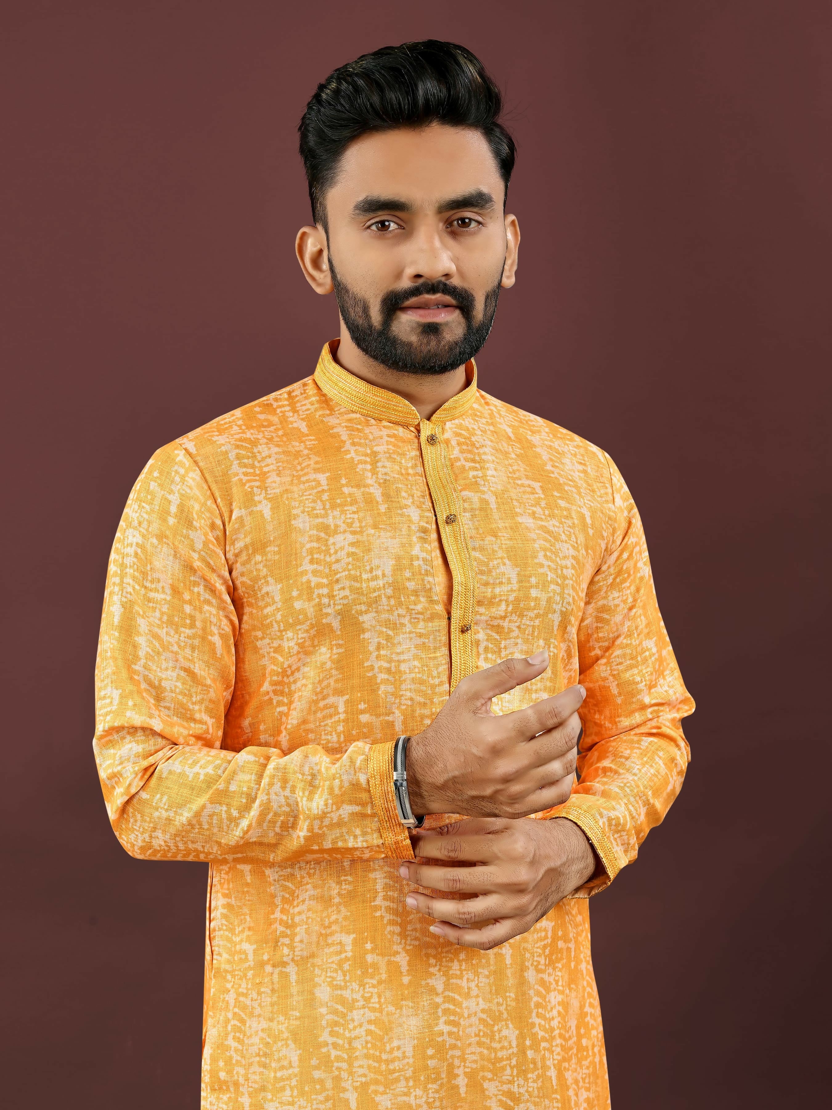 Anaita Yellow Digital Print Kurta - Distacart