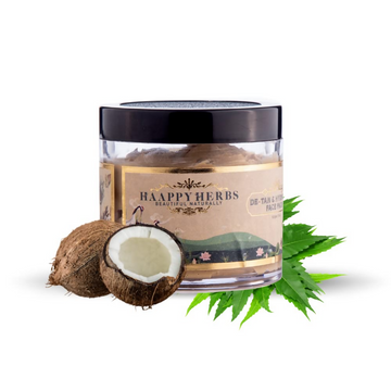 HaappyHerbs Ayurvedic De Tan & Hydrating Face Pack - Dista