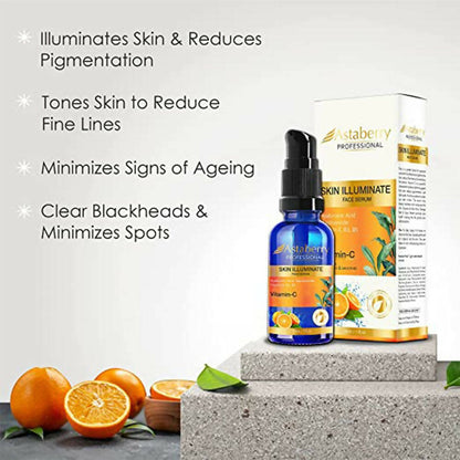 Astaberry Professional Skin illuminate Face Serum with Vitamin C - Distacart