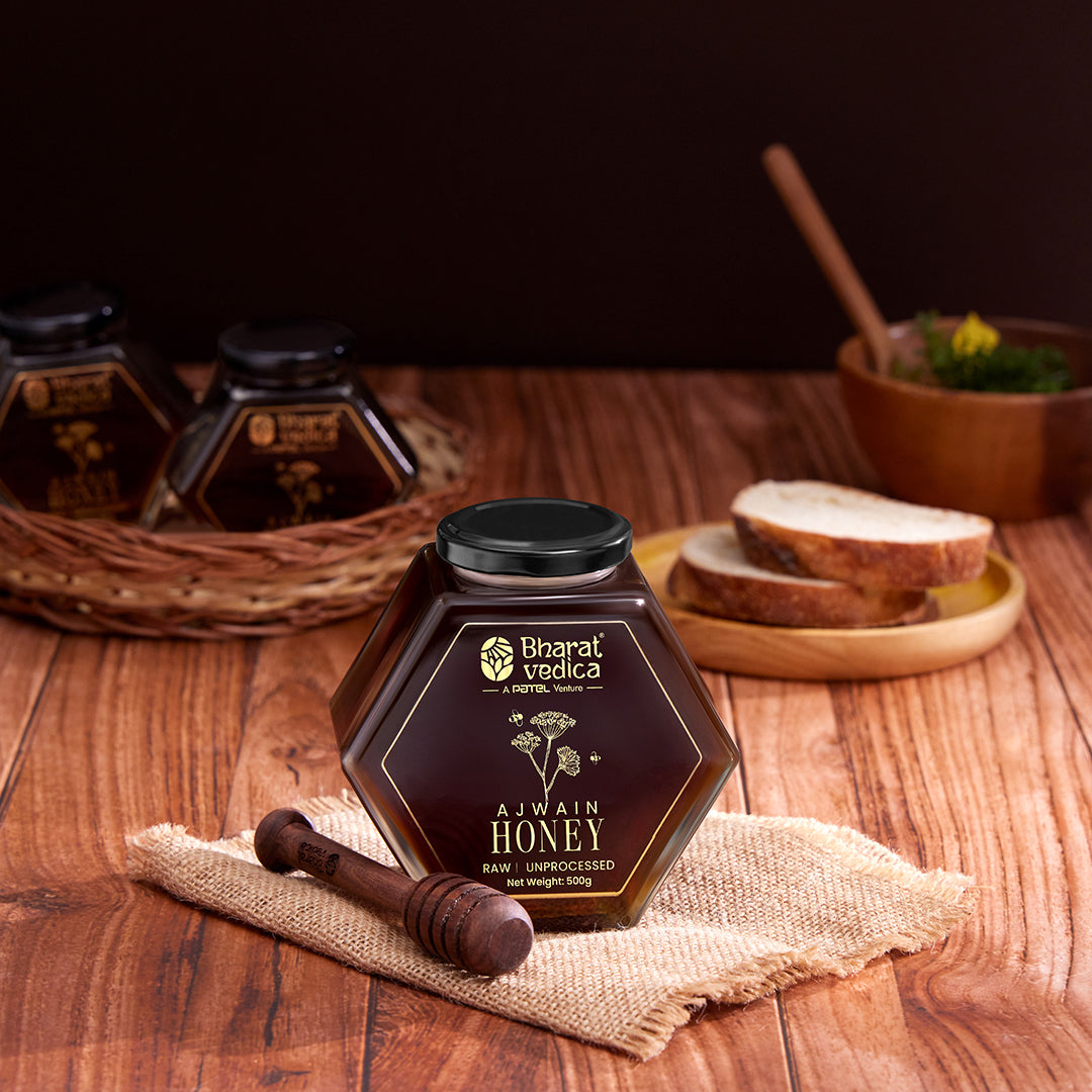 Bharat Vedica Ajwain Flower Honey - Ajwain Phool Shahad - Distacart