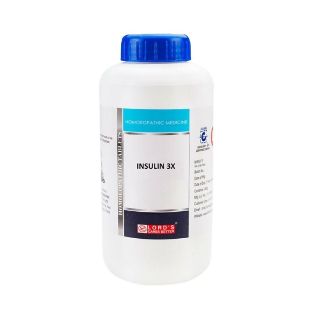 Lord's Homeopathy Insulin Trituration Tablets - Distacart