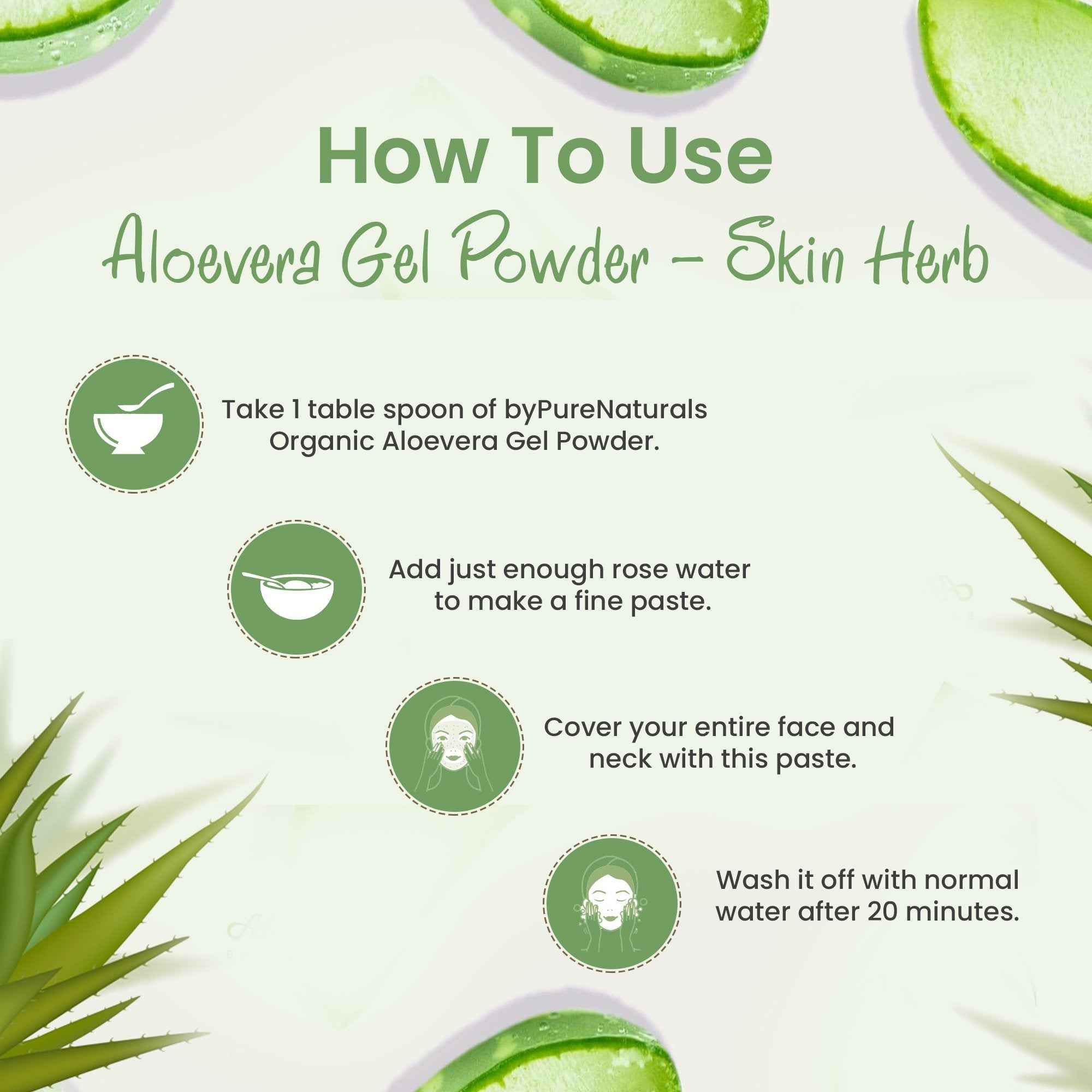 byPureNaturals Organic Aloevera Gel Powder - Dista