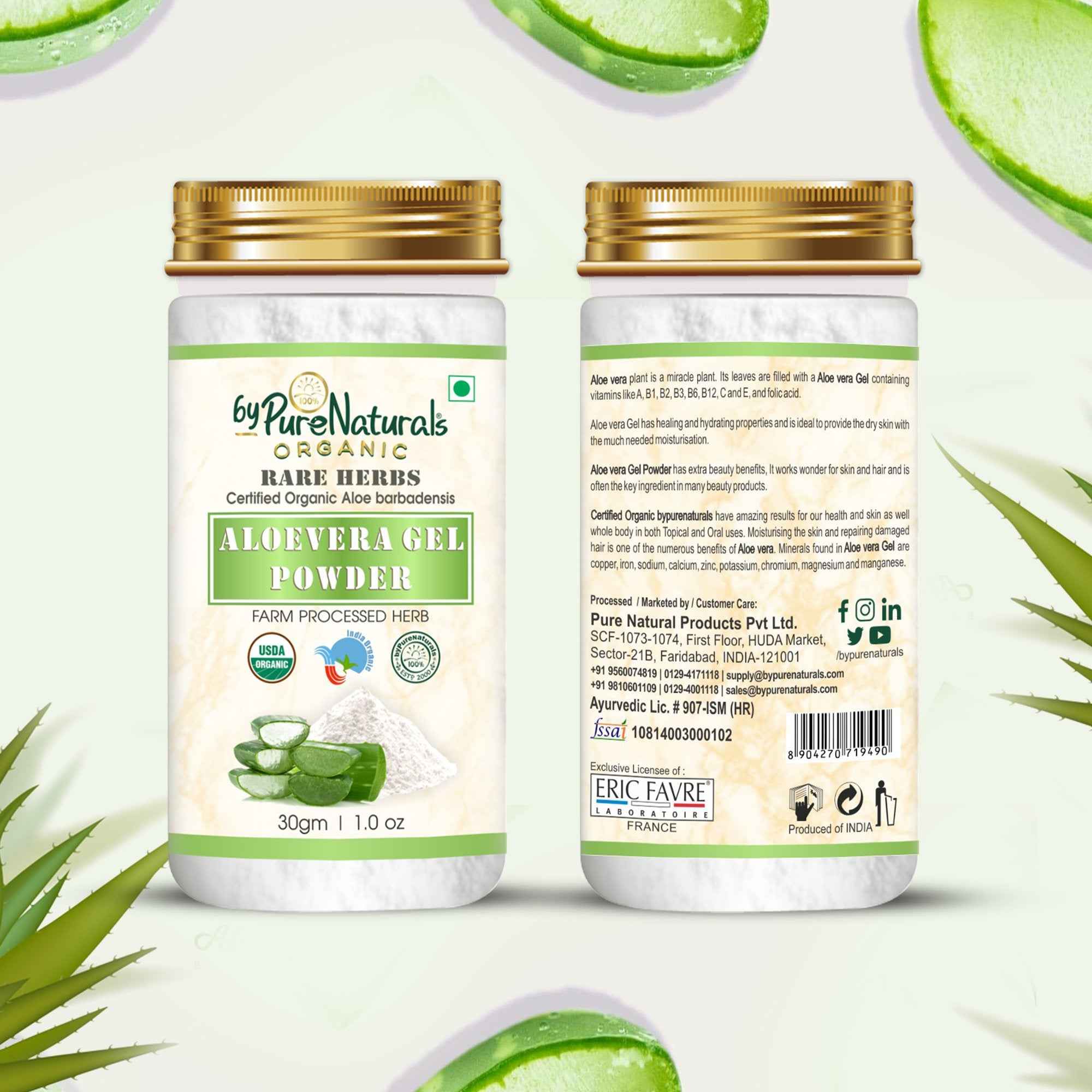 byPureNaturals Organic Aloevera Gel Powder - Dista