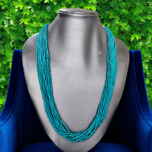 Inhanns Crystal Beads Luxe Edition – Multi-Layered Necklace - Sea Blue - Distacart
