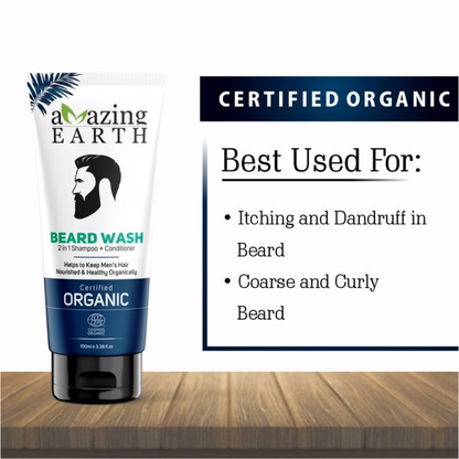 Amazing Earth Beard Serum & Beard Wash - Dista
