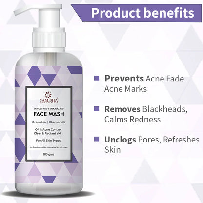 Samisha Acne Face Wash - Distacart