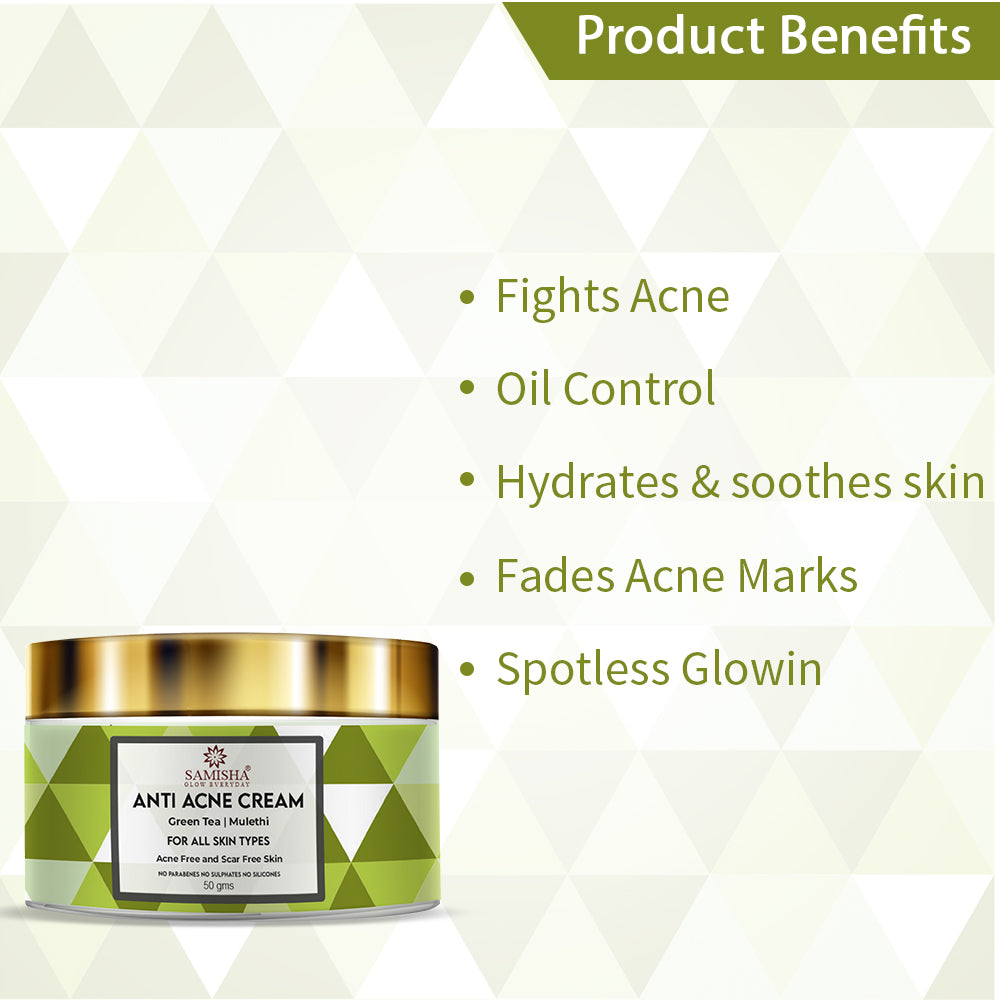 Samisha Anti Acne Face Cream - Distacart