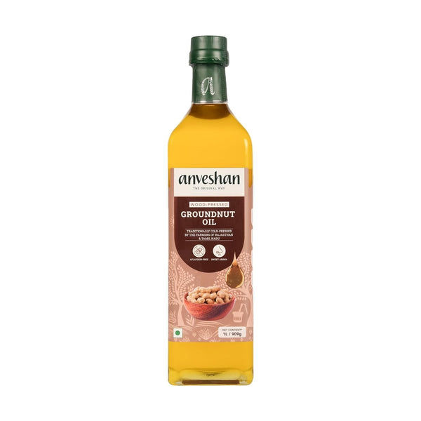 Anveshan Wood Pressed Groundnut Oil - Distacart