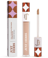 Thumbnail for Just Herbs Full Cover Filter Finish Concealer with Kumkumadi & Rice Starch - 06 Beige - Distacart