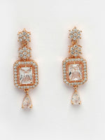 Thumbnail for NVR Women's Gold-Plated American Diamond Studded Handcrafted Jewellery Set - Distacart