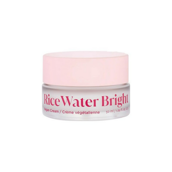 The Face Shop Rice Water Cream with Niacinamide & HA, Brightens Skin