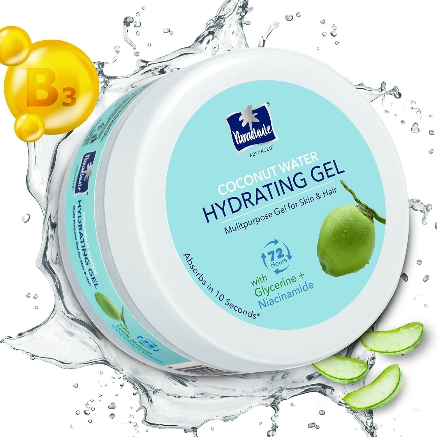 Parachute Advansed Coconut Water Hydrating Gel - Distacart