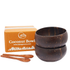 Thenga Handmade Jumbo Coconut Shell Bowls with Spoons - Dista