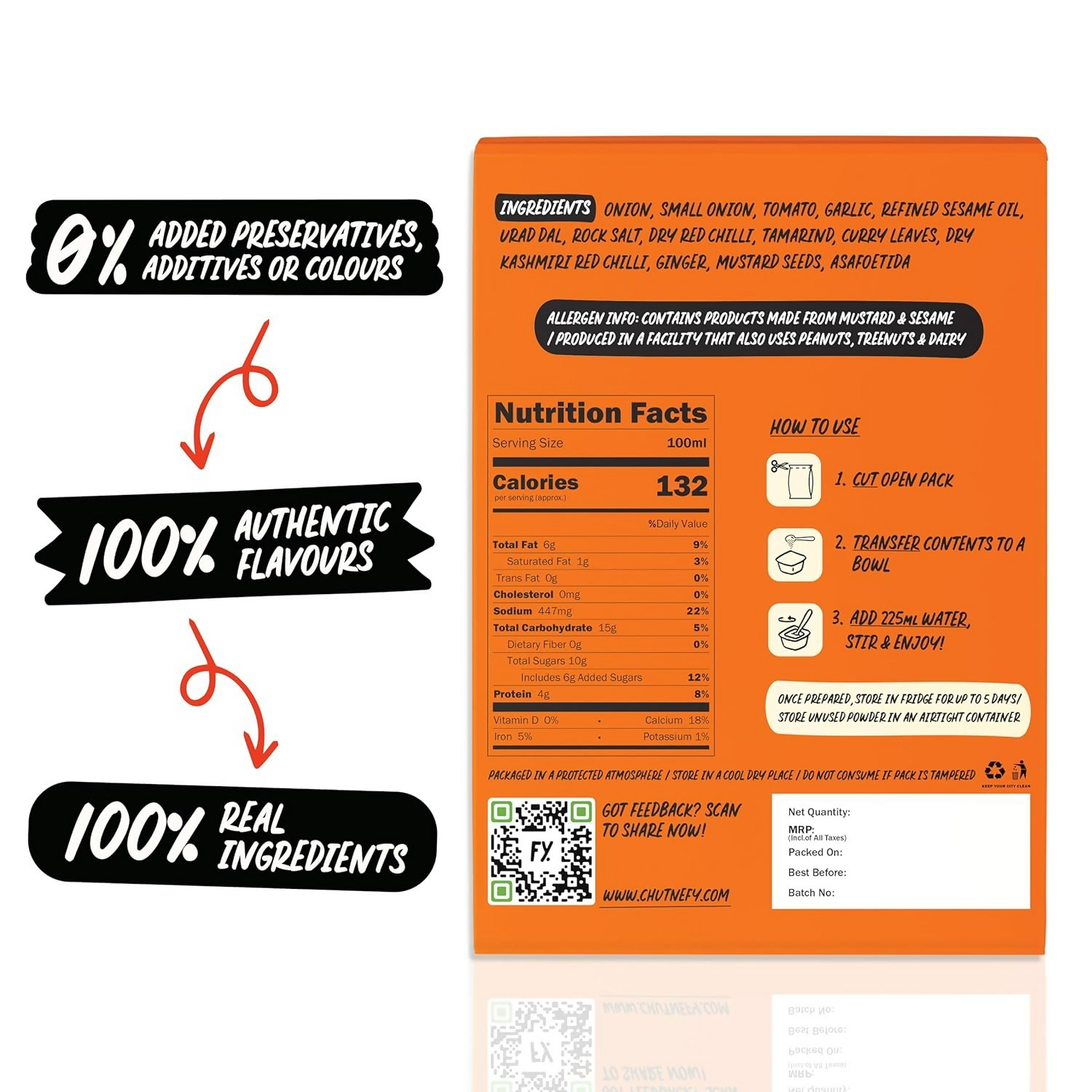 Chutnefy Spicy Onion (Kara) Chutney