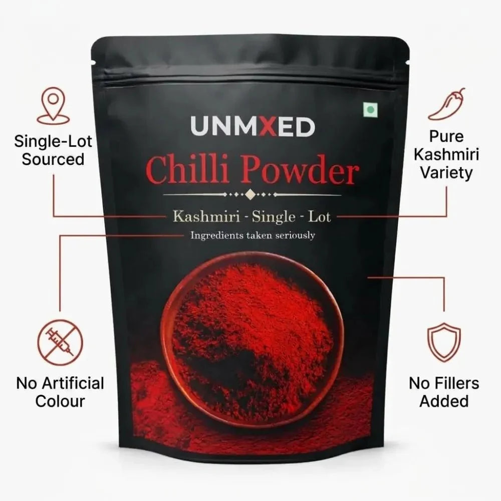 unmixed kashmiri chilli powder