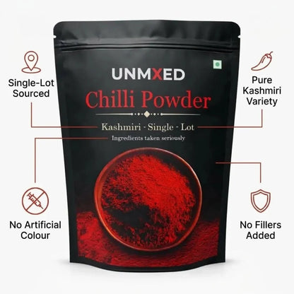 unmixed kashmiri chilli powder
