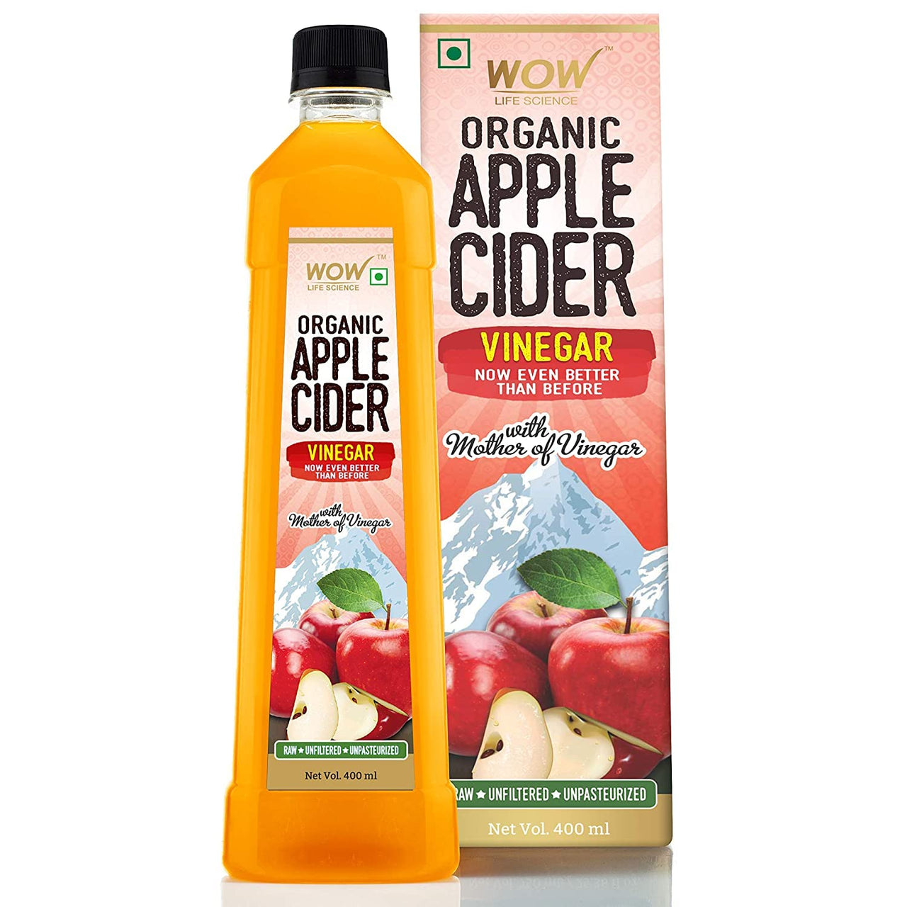 Wow Life Science Apple Cider Vinegar - Distacart