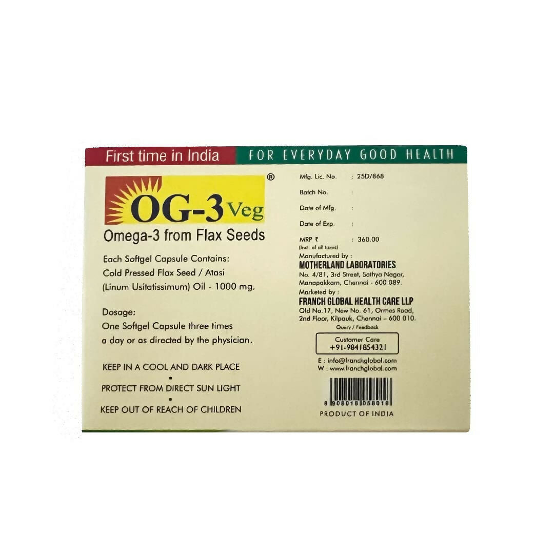 Franch OG-3 Veg Capsules