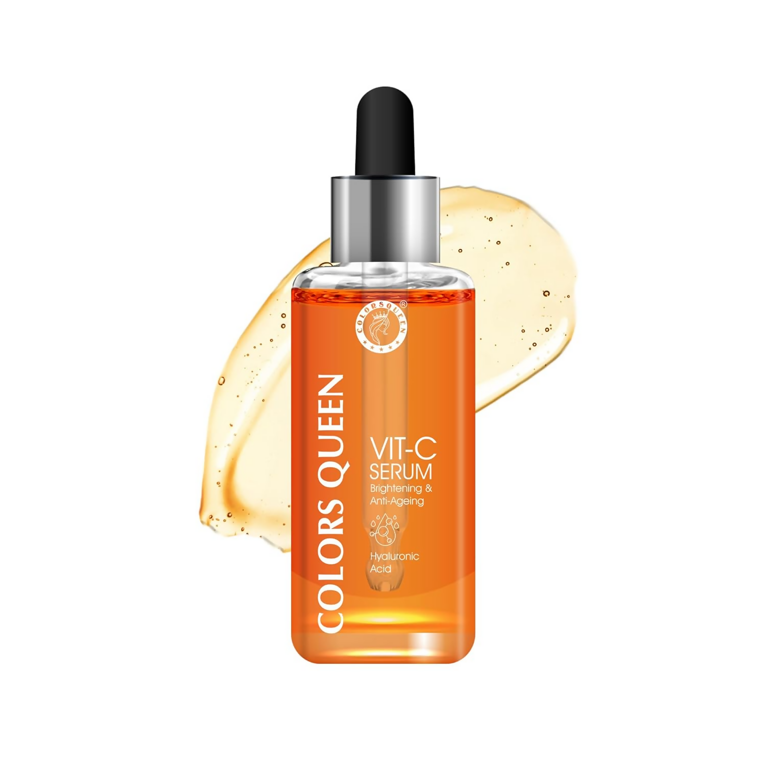 Colors Queen Vitamin C Face Serum For Glowing Skin With Hyaluronic Acid - Distacart