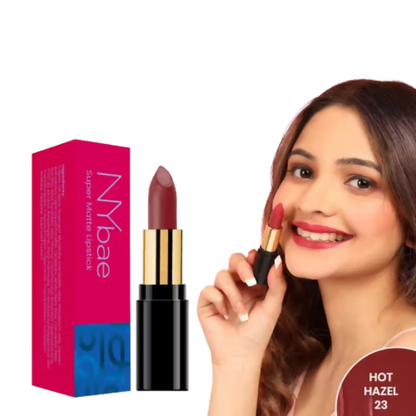 NY Bae Super Matte Lipstick - Hot Hazel 23 - Distacart