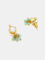 Thumbnail for Ruby Raang Diamond Pearl Dangling Earrings