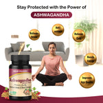 Thumbnail for Jagat Pharma Ashwagandha Capsules | Helps Relieve Stress and Anxiety