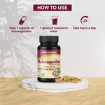 Thumbnail for Jagat Pharma Ashwagandha Capsules | Helps Relieve Stress and Anxiety