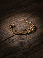 Thumbnail for NVR Men's Rose Gold Plated Cuff Bracelet - Distacart