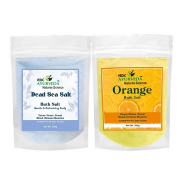 VedicAyurveda Dead Sea Salt and Orange Bath Salt - Dista