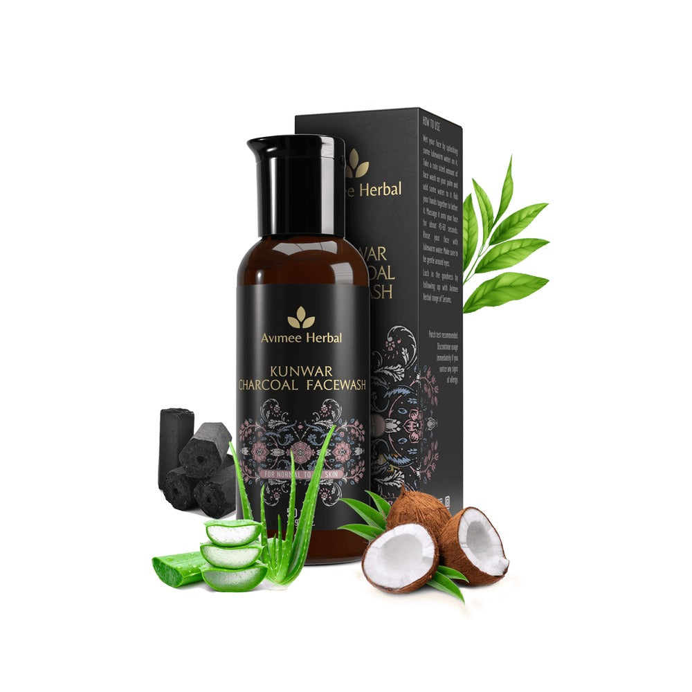 Avimee Herbal Kunwar Charcoal Facewash